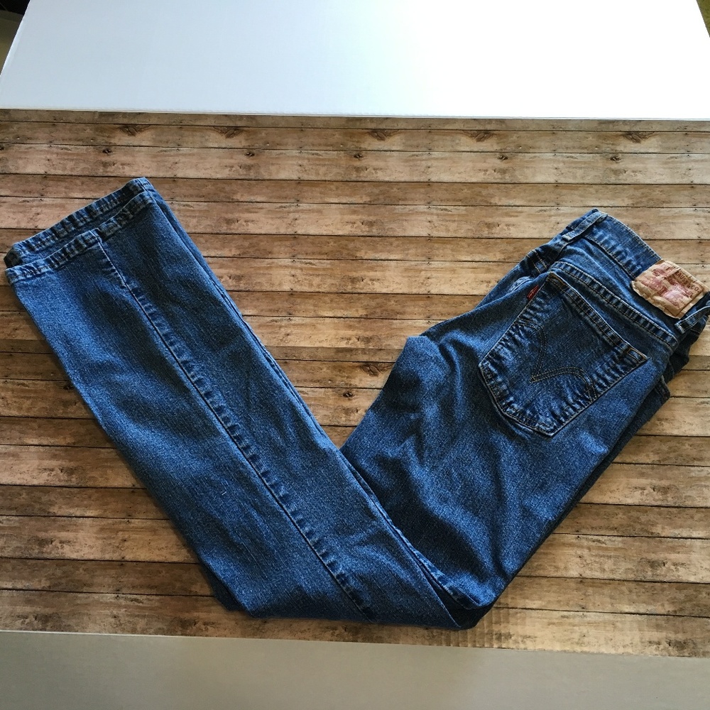 Levi's 550 relaxed bootcut blue jeans 6 L